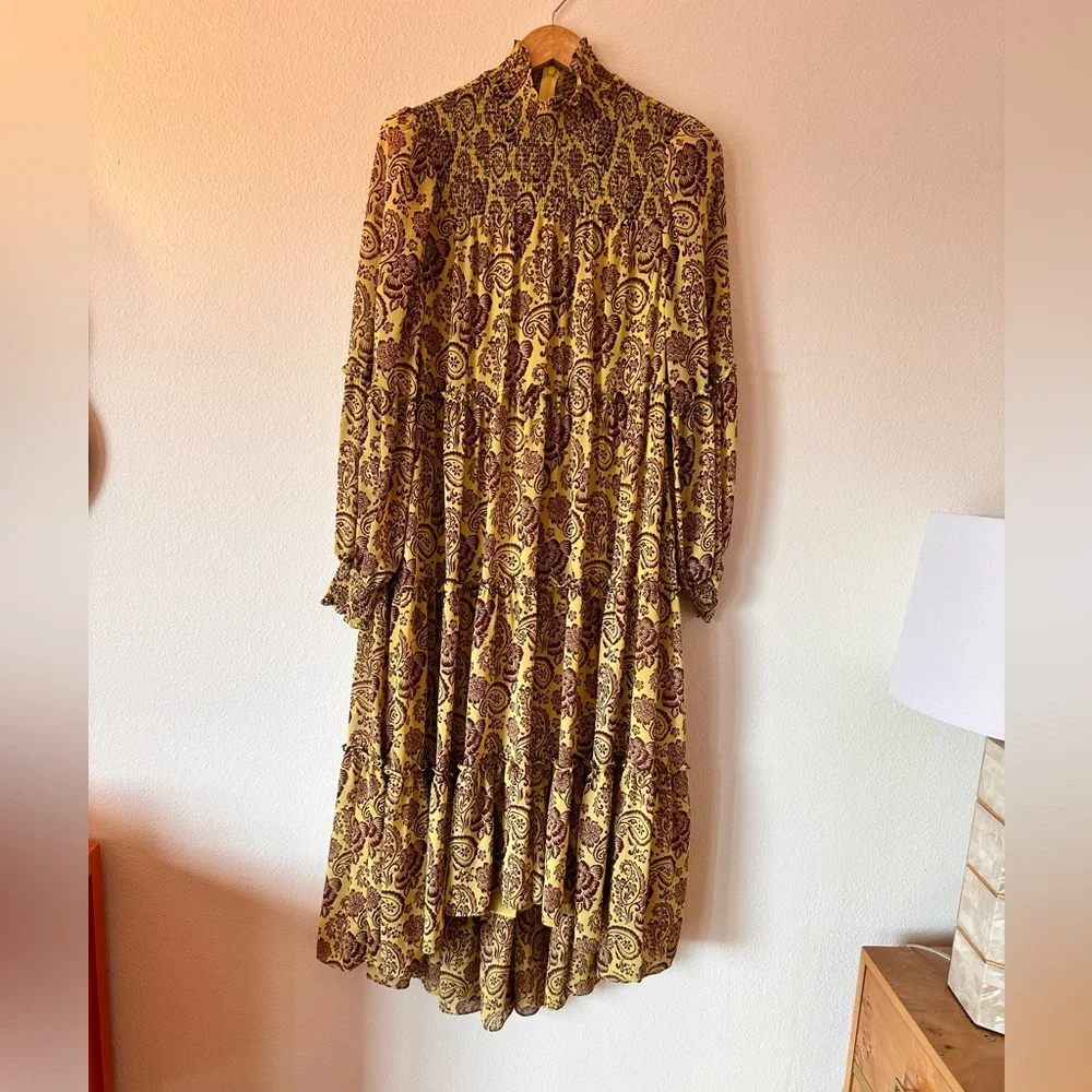 Cinq A Sept Paisley Print Dress - Picture 2 of 4